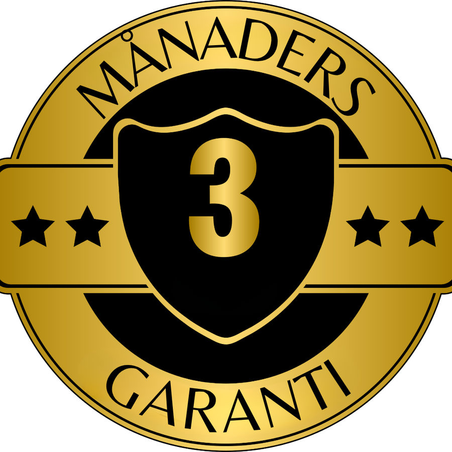 3 månaders garanti